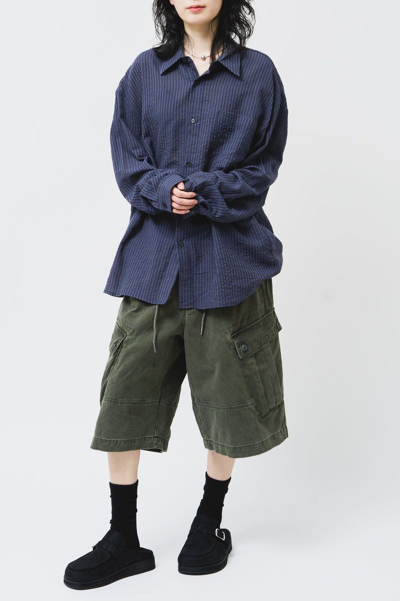 Washed Cargo Bermuda Pants (4color)