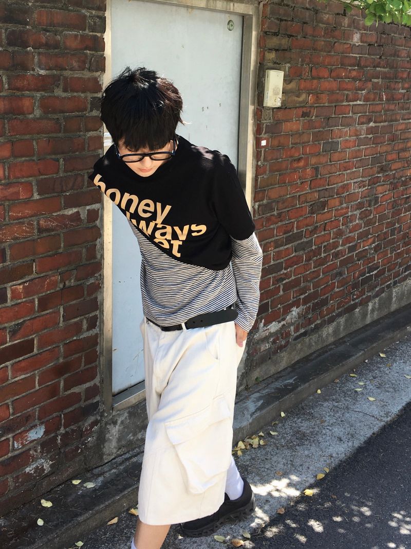Pog Cargo Bermuda Pants 3C