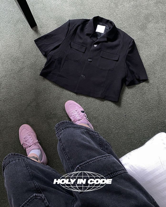 No.0224 D crop half JK