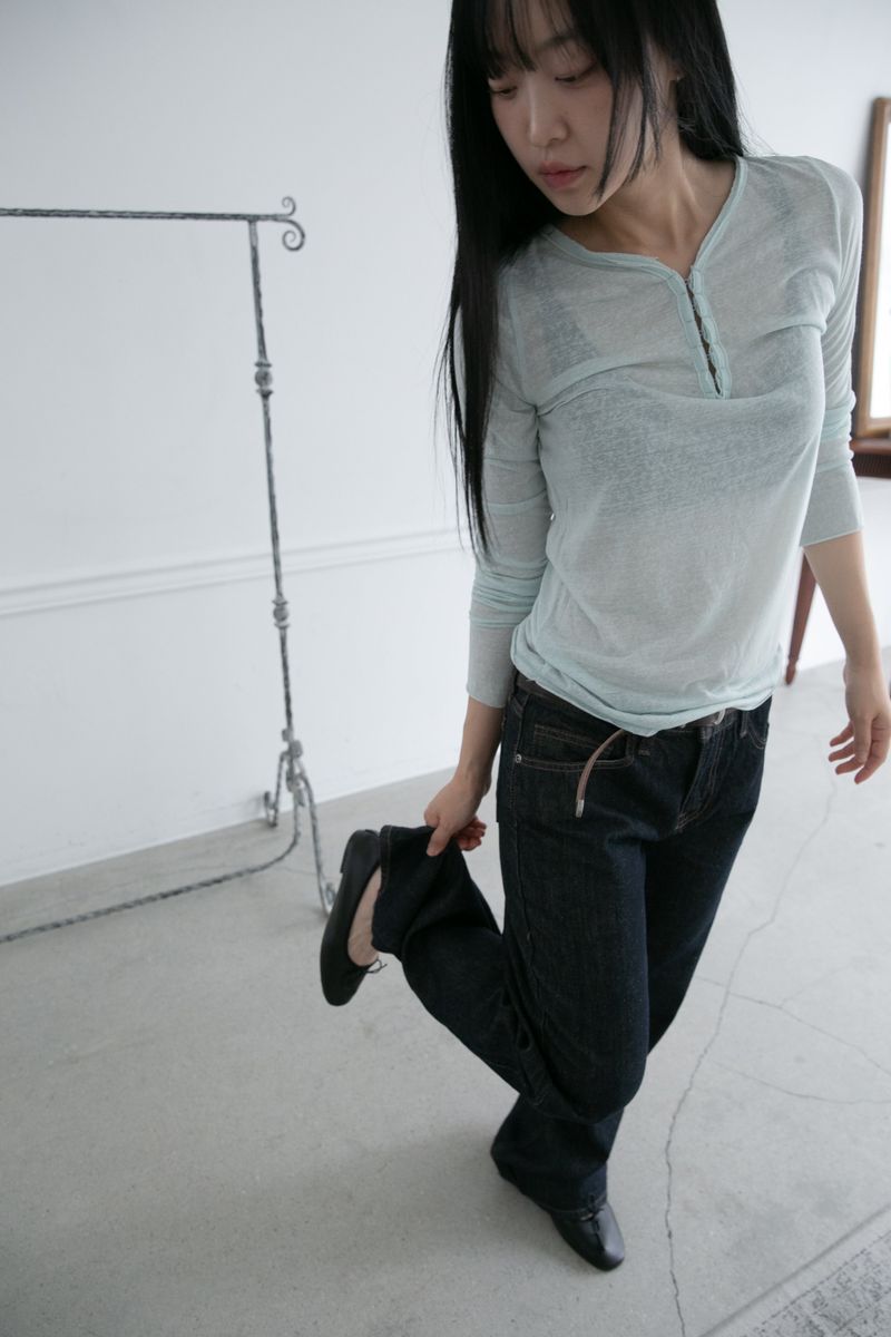nonfade low semi bootcut pants(S-L)