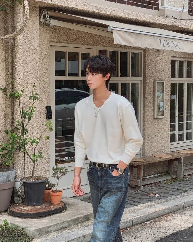 Lovent Basic V-neck Knit