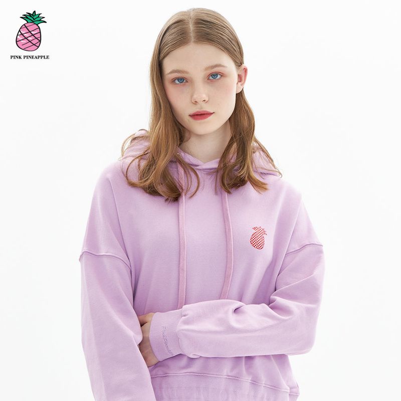 CHESS CHECK CROPPED HOODIE (2color)
