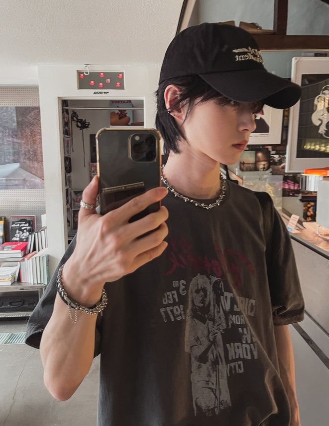 Velod Crop Printing Short Sleeve Tee