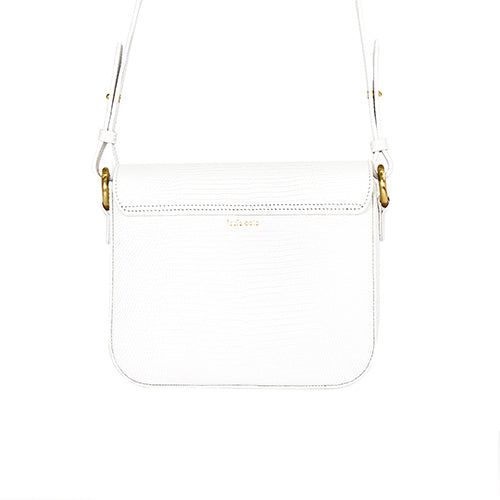 betty bag - white embo