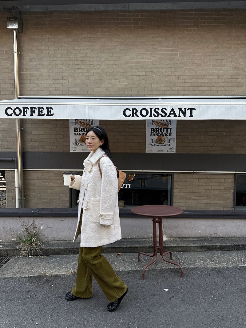 [MADE] ROIT WOOL ALPACA HANDMADE SHEARLING KARA COAT