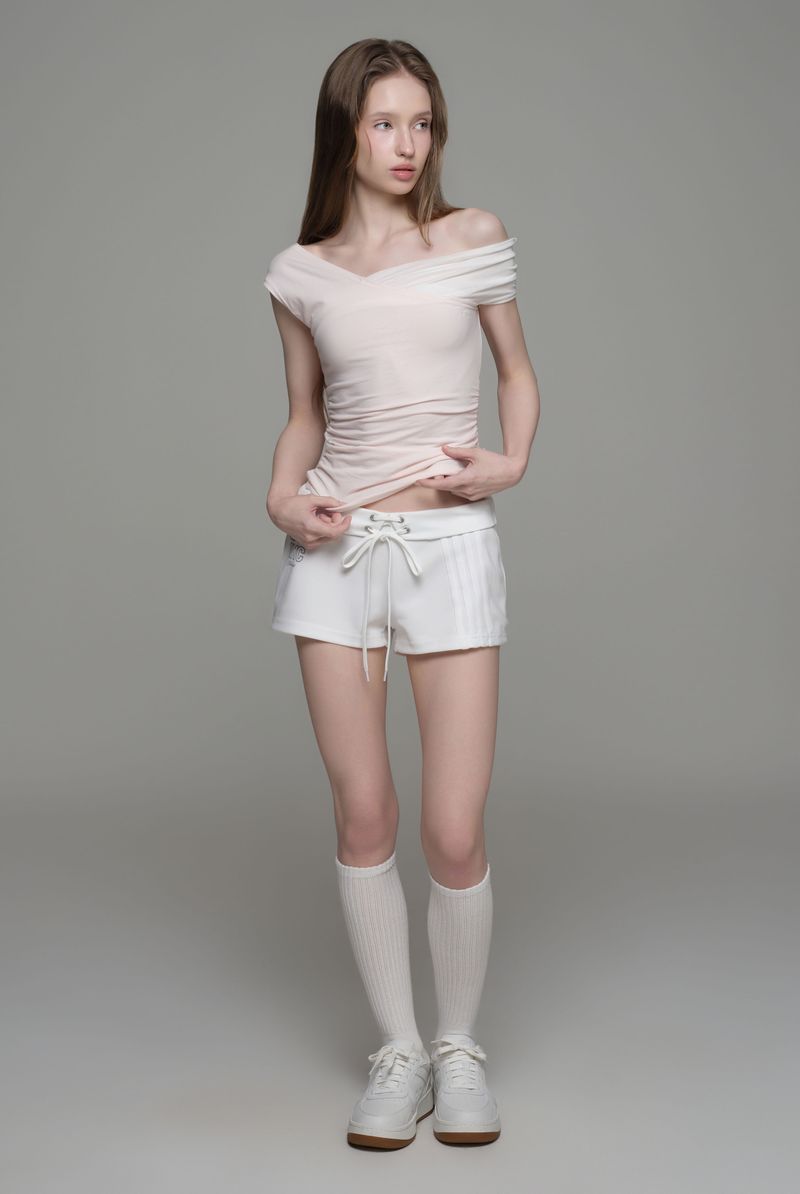 Soft blend layered top, Baby Pink