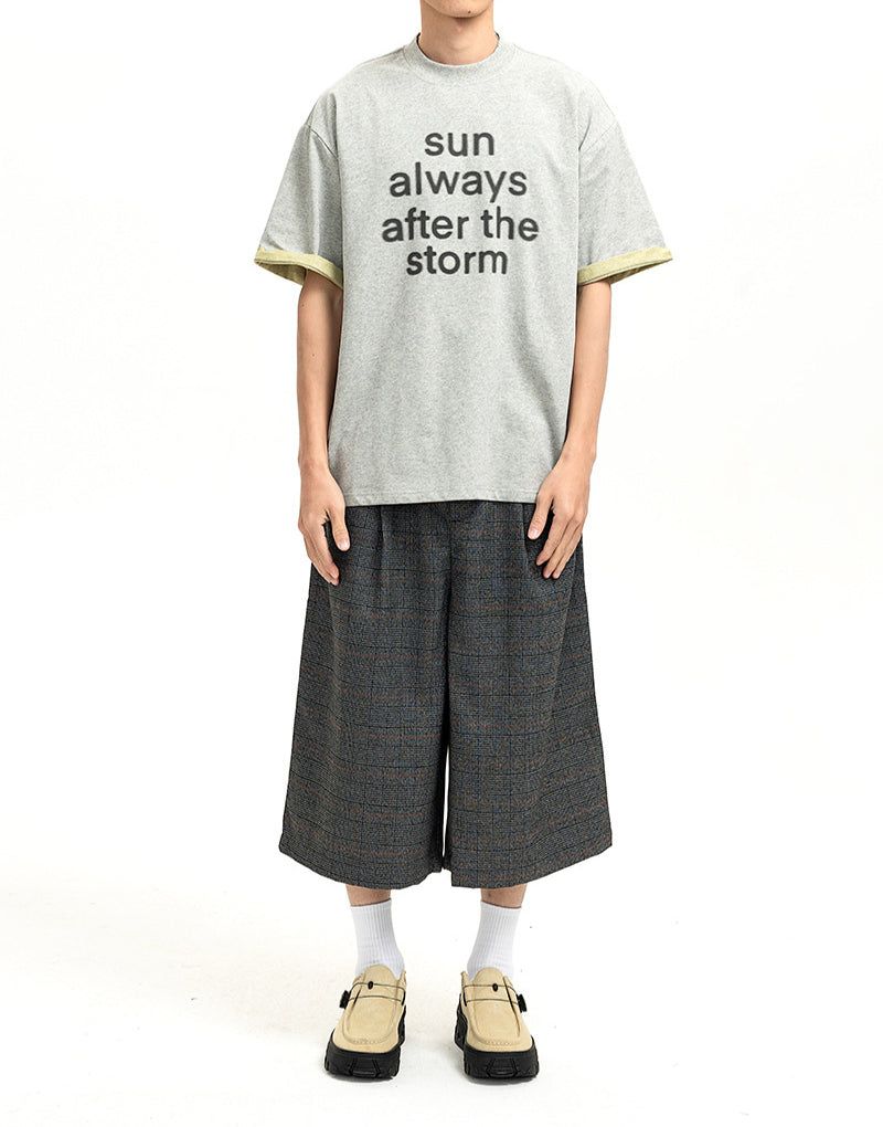 Sawyer Contrast Lettering Tee