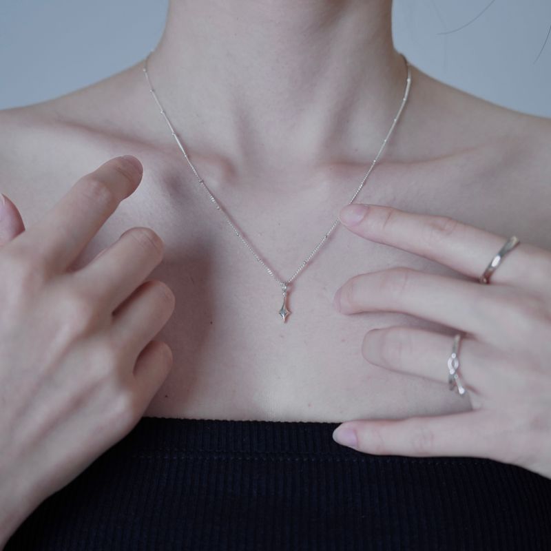 Single star Necklace - Silver