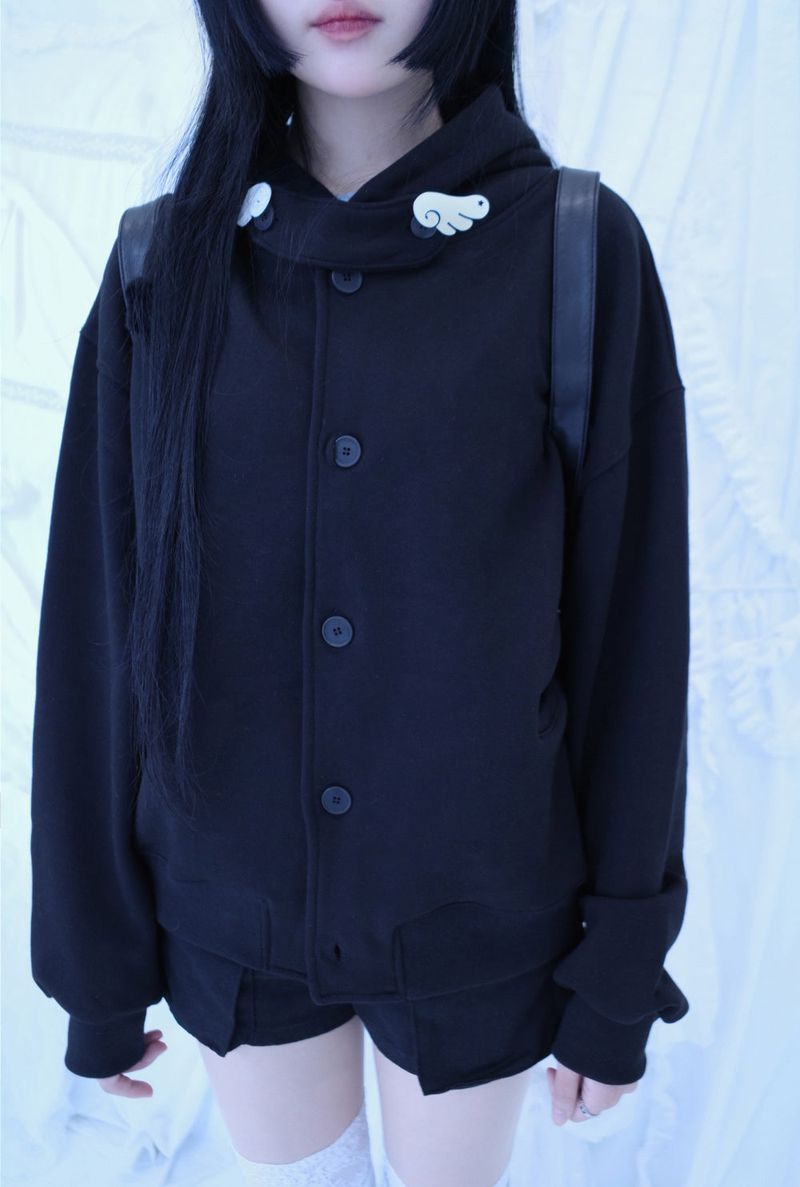Wish hood zip-up (4color)