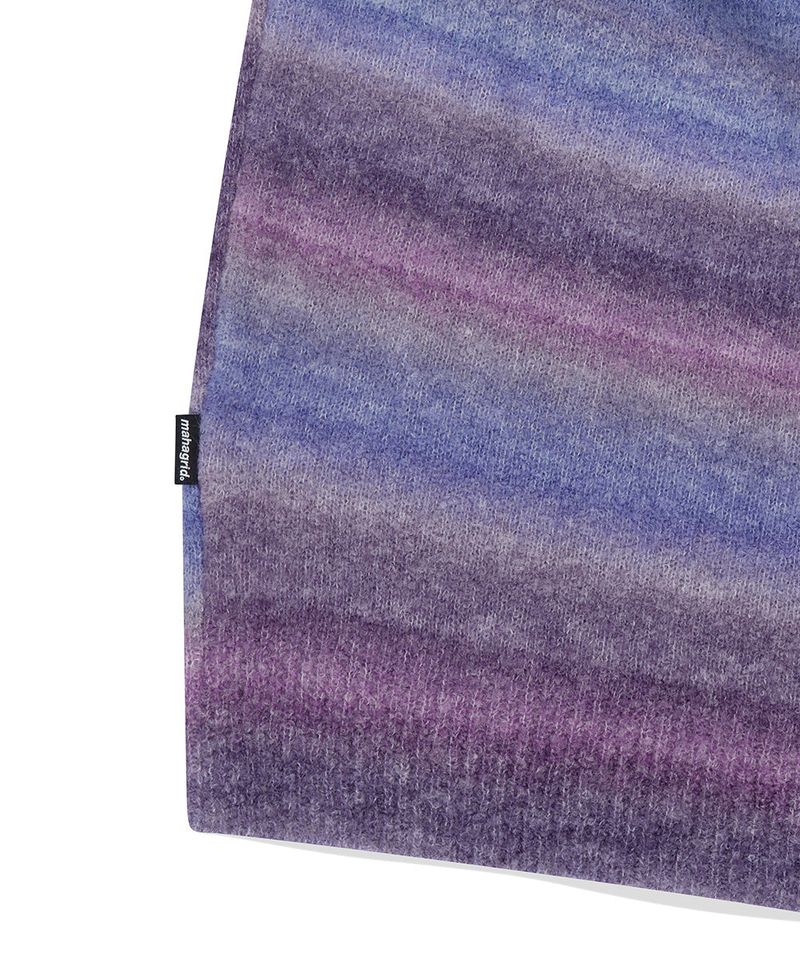 VARSITY LOGO GRADATION KNIT SWEATER