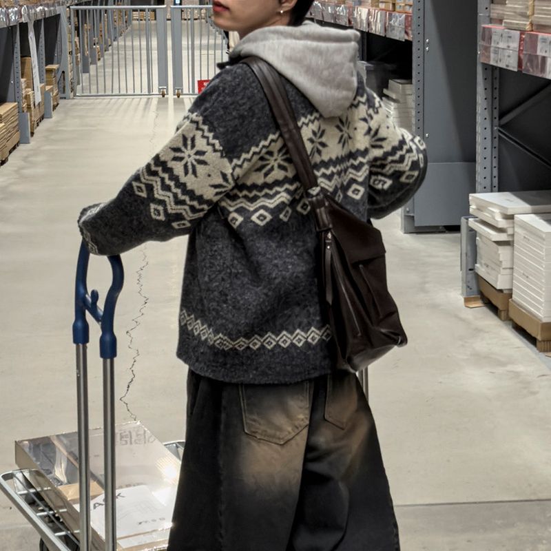 Fiora nordic knit cardigan