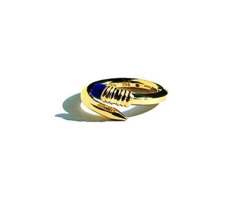 Linning Ring Silver 2 Lapis Lazuli