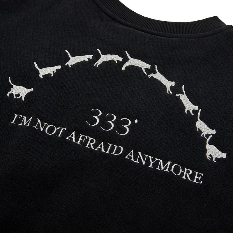 ニット333スウェット/Kitty 333 Sweatshirt [BLACK]