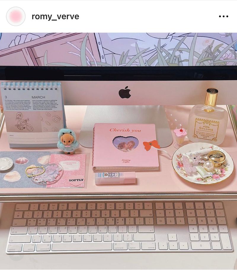 Heart pocket ♡ twin ring notebook