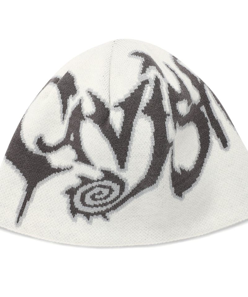 PSYCHE JACQUARD BEANIE IVORY(CV2FSUAB20A)