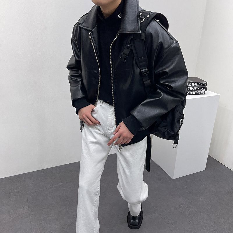 COZINESS（コジネス）の「FL Jared Leather Fur Jacket（Jackets/Outerwear）」