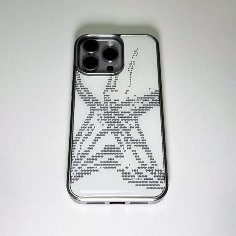 NTA StellarFish_ASCII CORE_004 Phone Case (SV_White)