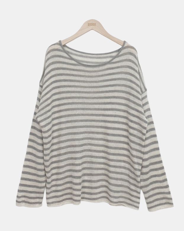 Natin Stripe Long-Sleeve Knit