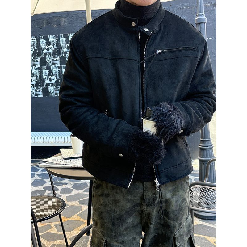 [F/W] Biker suede string jacket(3color)