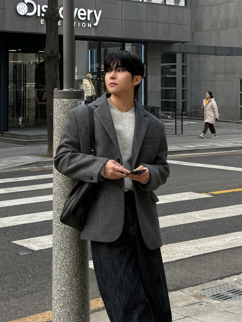 Duns wool blazer jacket
