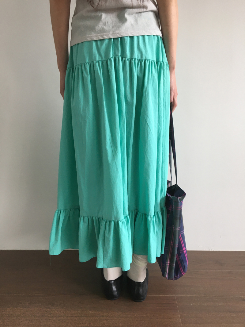 DUGGY(ダギー)の「Liang button frill long skirt (4color)(Skirts)」