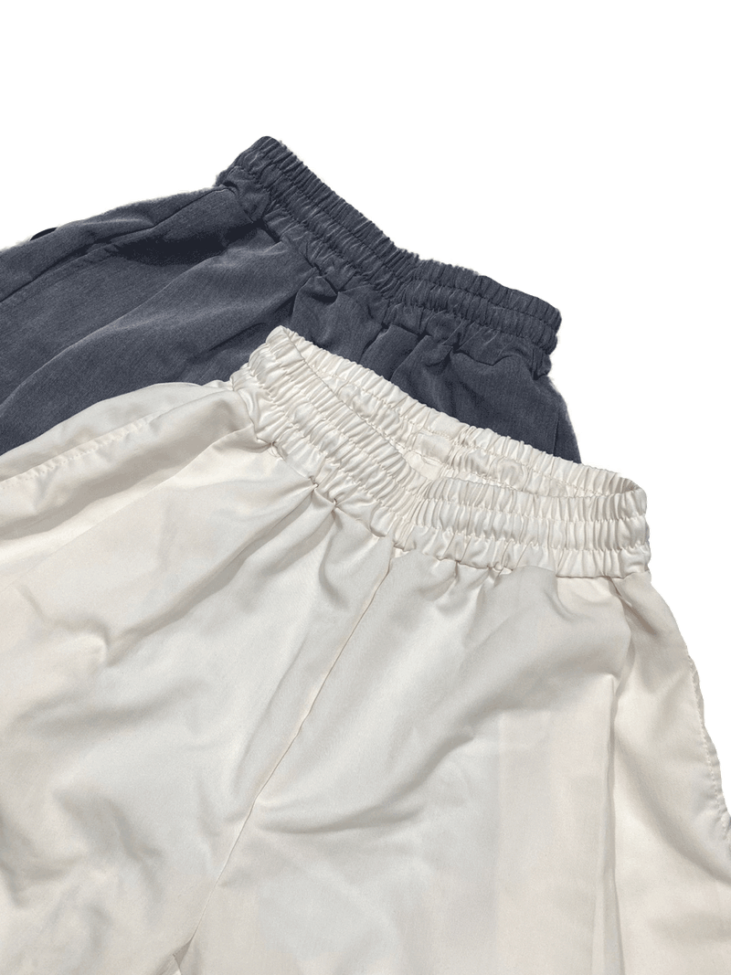 SL Wide Pintuck Bermuda Pants 3C