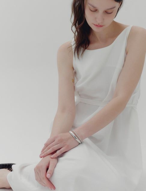 26SS★ Hidden Classic Wide Silver (W) Bangle