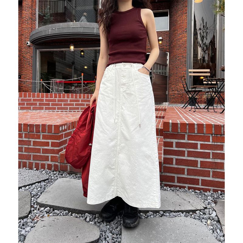 mirinaero(ミリネロ)の「arid rope long skirt(Skirts)」