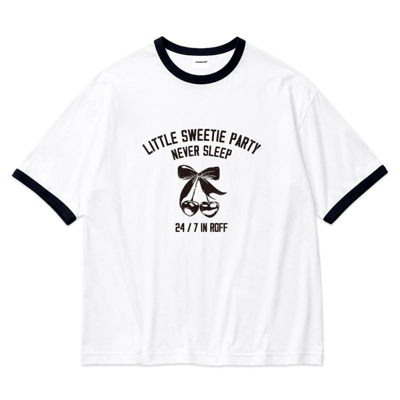 LITTLE CHERRY RINGER T-SHIRT (3color)