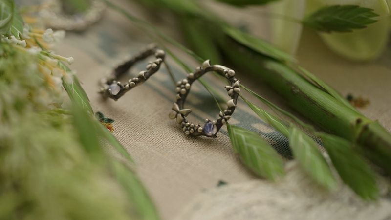 【MADE】 Bubble garden earring