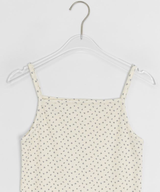 Hatil Floral Ribbed Sleeveless