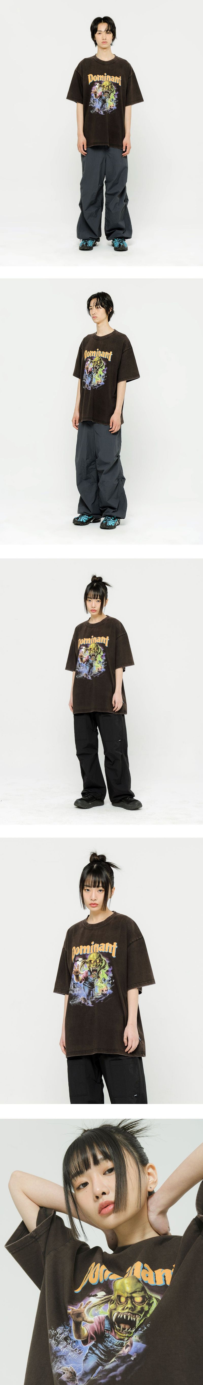 Vintage Washing  Goosebumps Tee Black