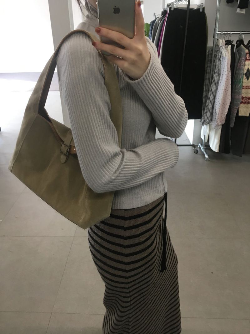 Beurre Suede Shopper Bag (2 Colors)