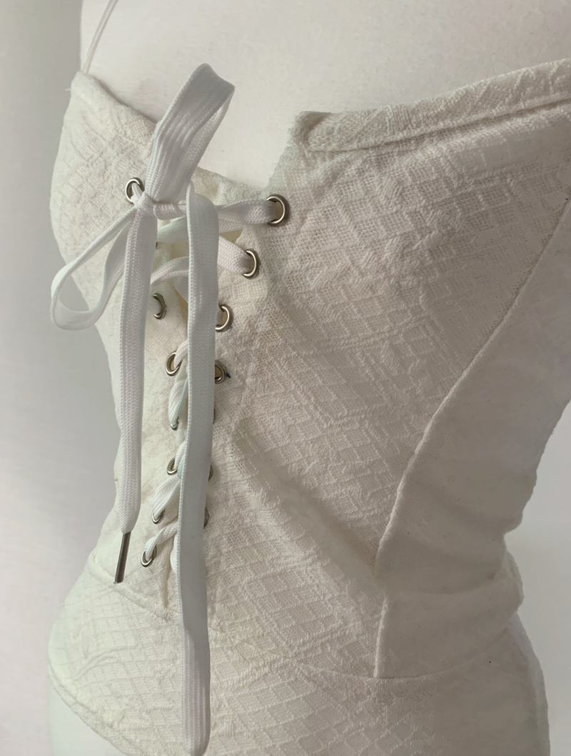 Kiseki Lace Corset Top (White)