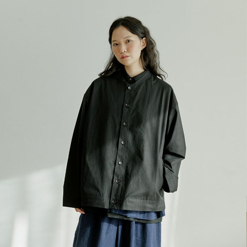 unisex stadium jacket black