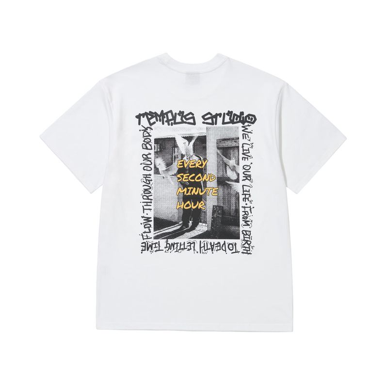 BIRD MAN GRAPHIC T-SHIRT [WHITE]