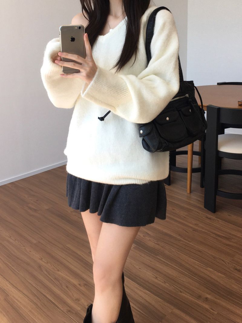 Andy V-neck Knitwear (3 colors)