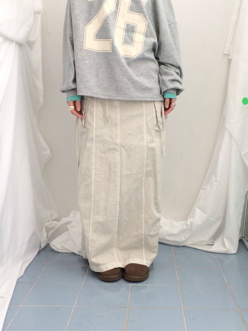 Numbering loose sweatshirt