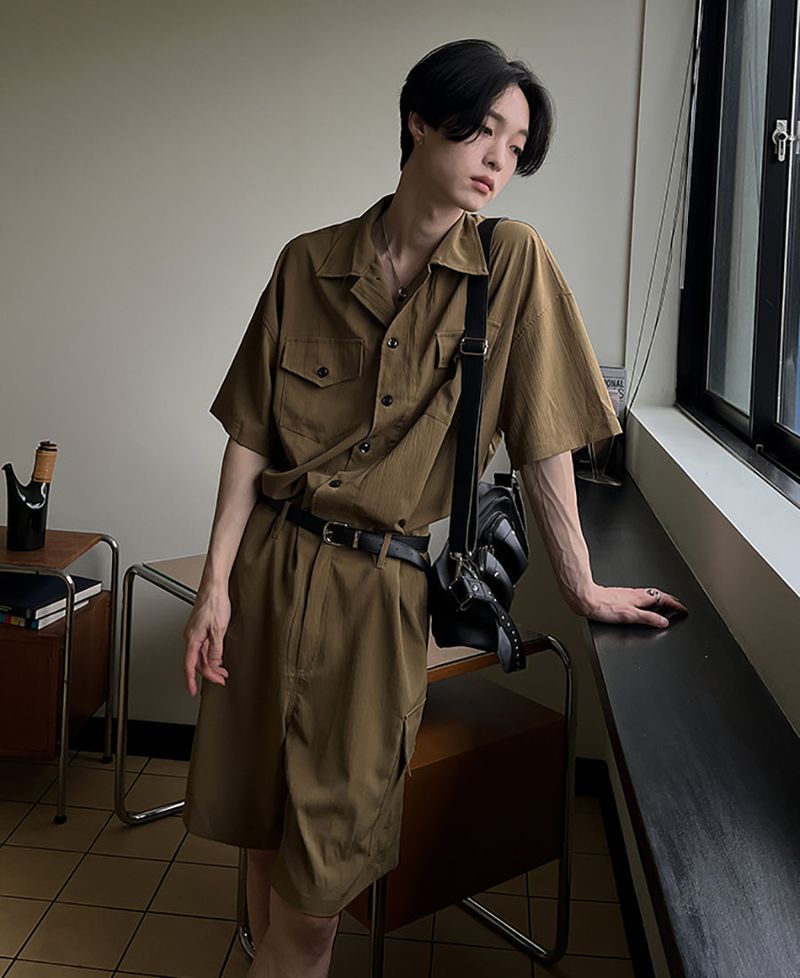 [ベルトあり] Jamie Jumpsuit (2 color)