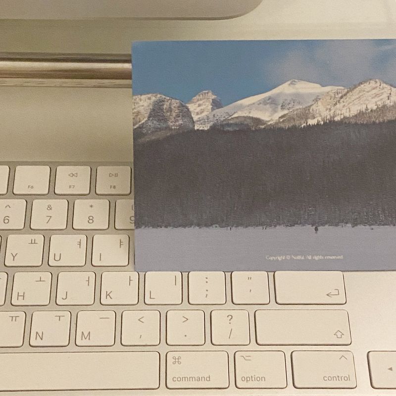 Winter postcard
