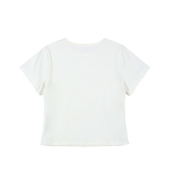 Horse Crop T-shirt (WHITE)