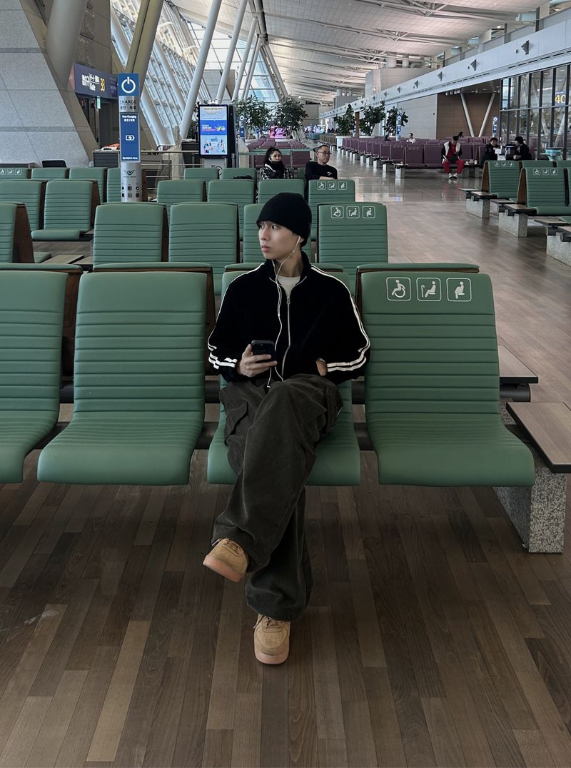 LOG CORDUROY CARGO PANTS