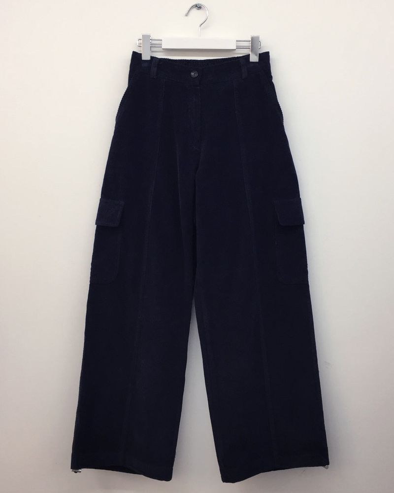 Corduroy Pintuck Cargo Pants (3color)