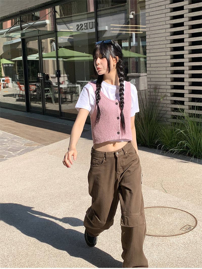 POINT BACK CLIP WIDE PANTS (3C)