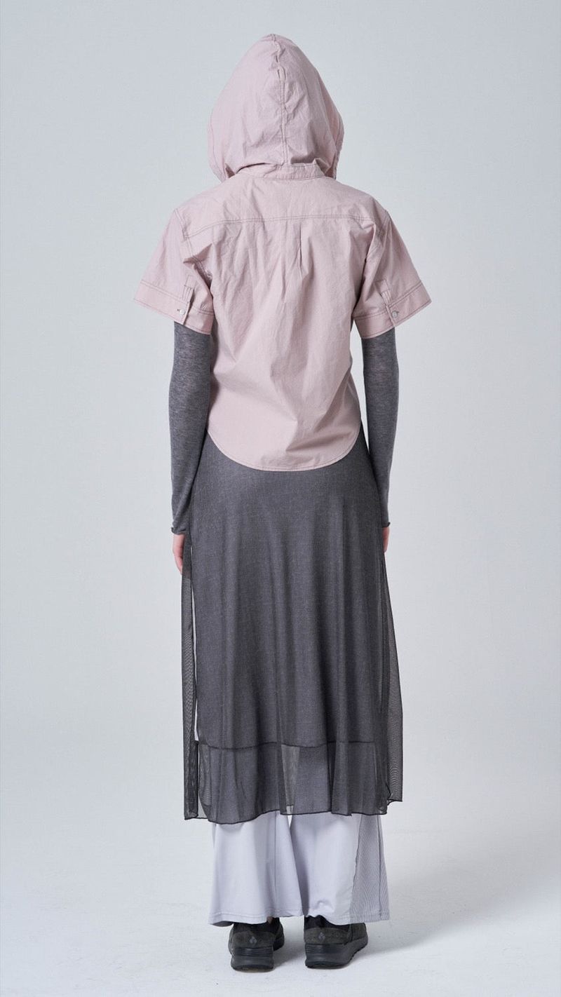 Hooded shirt_pink