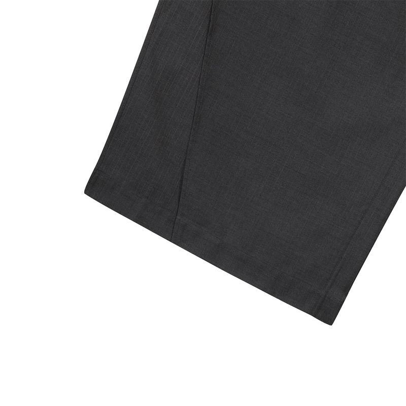 [ULKIN] Asymmetric Stripe Maxi Skirt_Charcoal