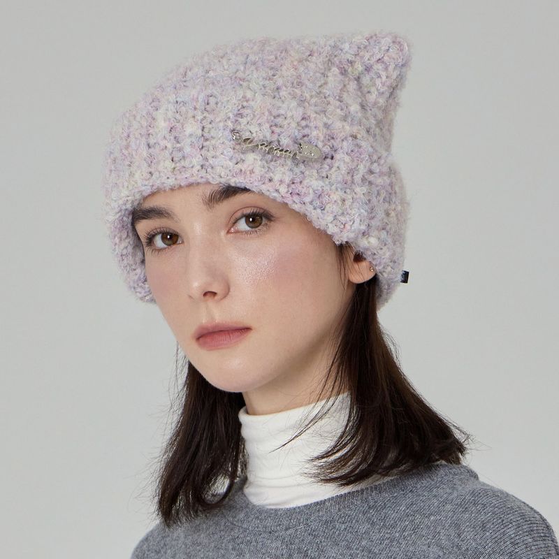 VARZAR Safety Pin Square Beanie / Multi