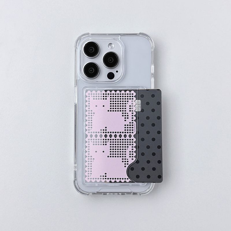 【MADE】 Meow card case - Pink