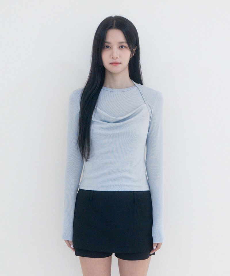 Not your rose（ノットユアローズ）の「Coy t-shirts (Blue)（Tops）」