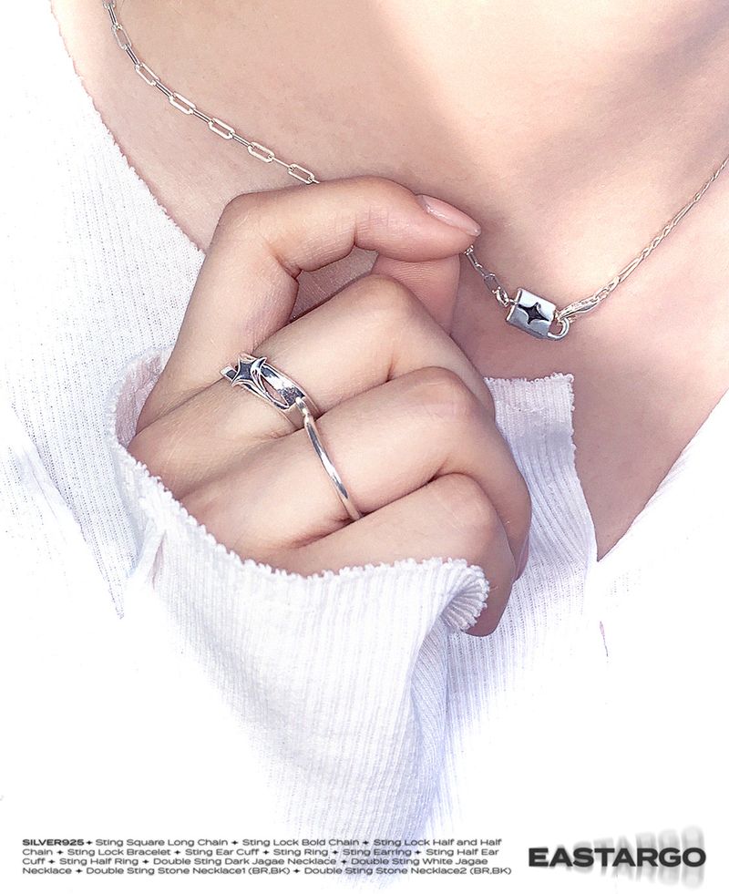 STING DIAGONAL RING